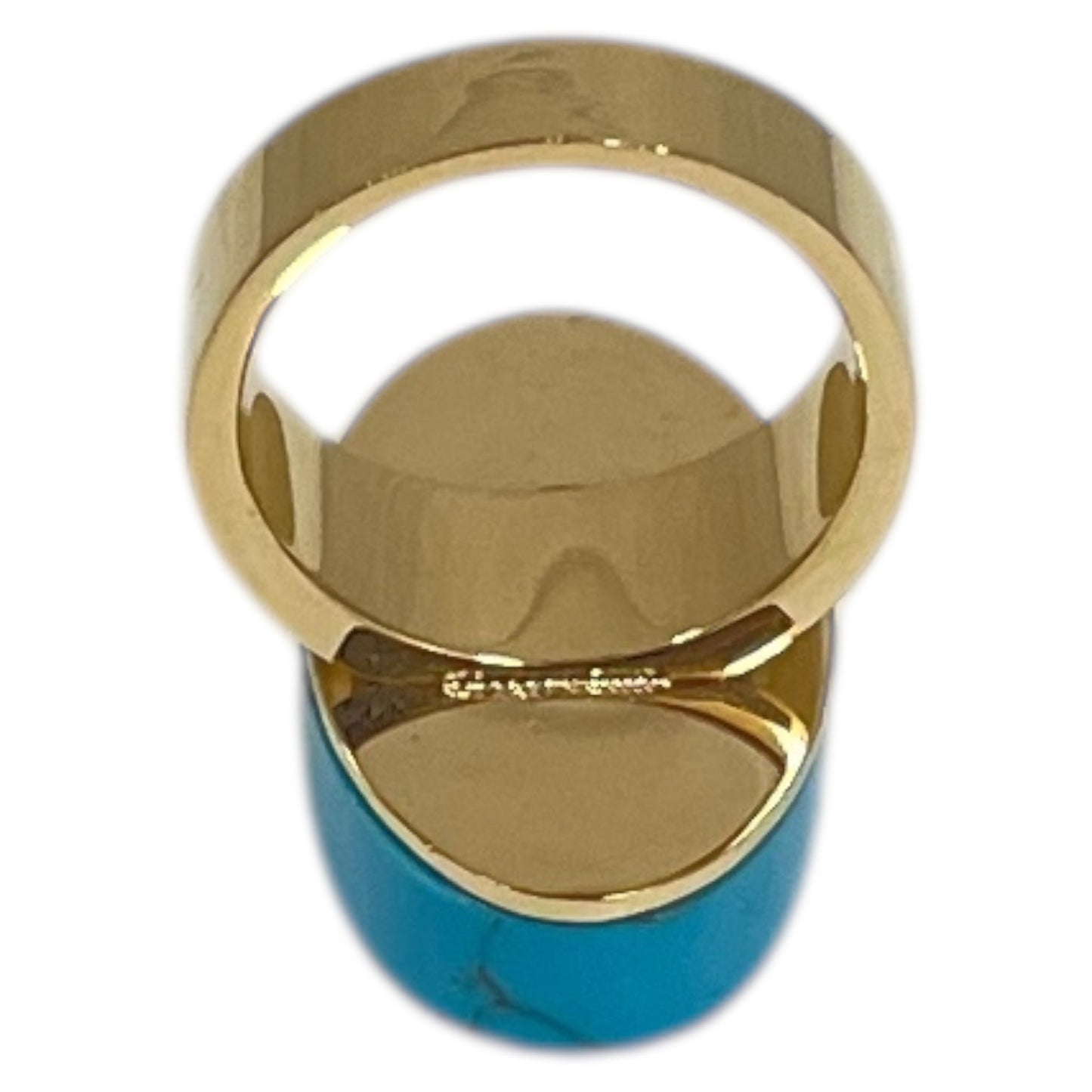 Ring Statement By Banana Republic In Blue & Gold