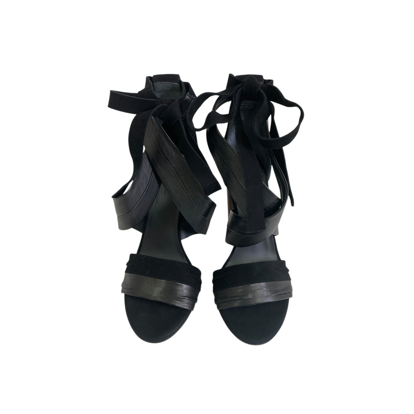Sandals Heels Block By Vince In Black, Size:5.5