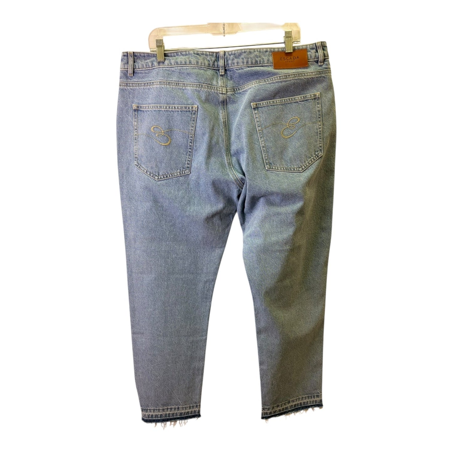 Jeans Designer By Escada In Blue, Size:14