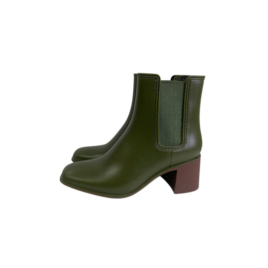 Boots Rain By Jeffery Campbell In Green, Size:6