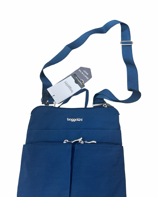 Crossbody By Baggallini In Blue, Size:Medium