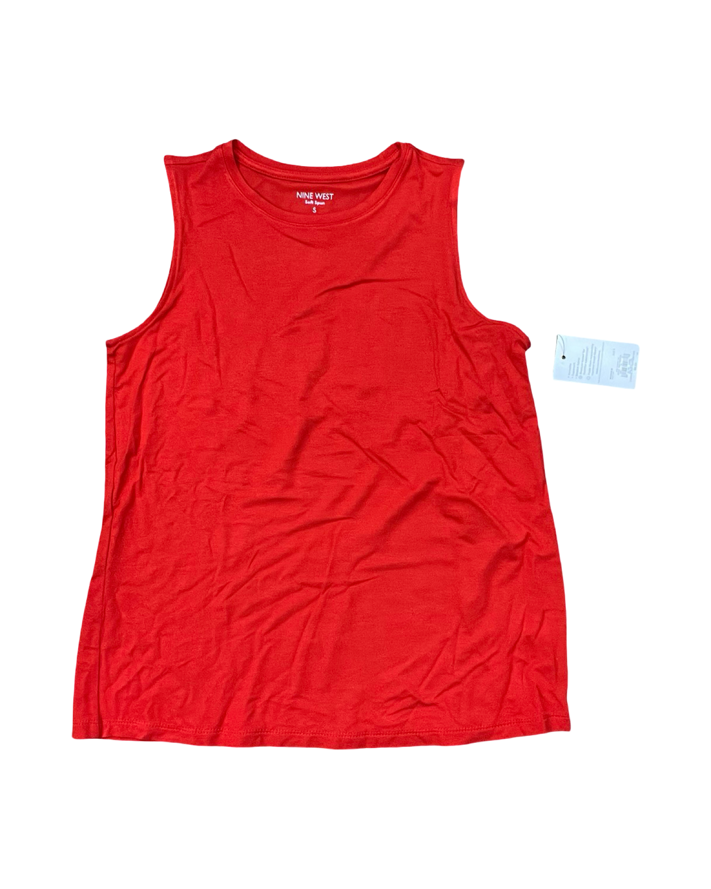 Top Sleeveless By Nine West In Red, Size:S
