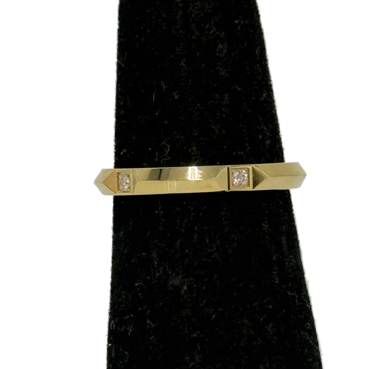 Tiffany & Company True Band 18k Diamond Luxury Ring, Size: 6