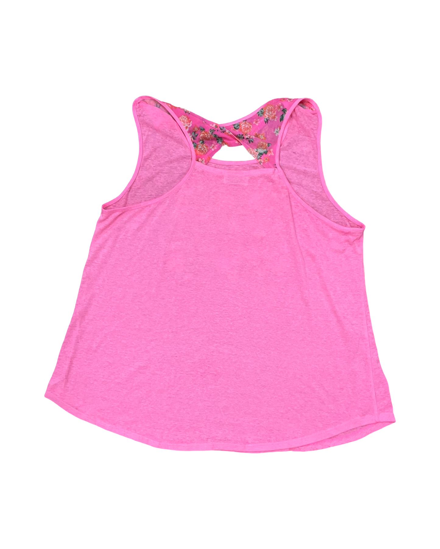 Top Sleeveless By Bobbie Brooks In Pink, Size:2X