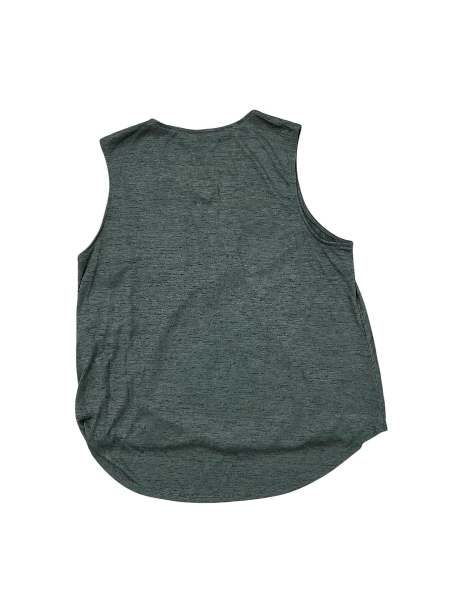 Top Sleeveless By Universal Thread In Green, Size:1X