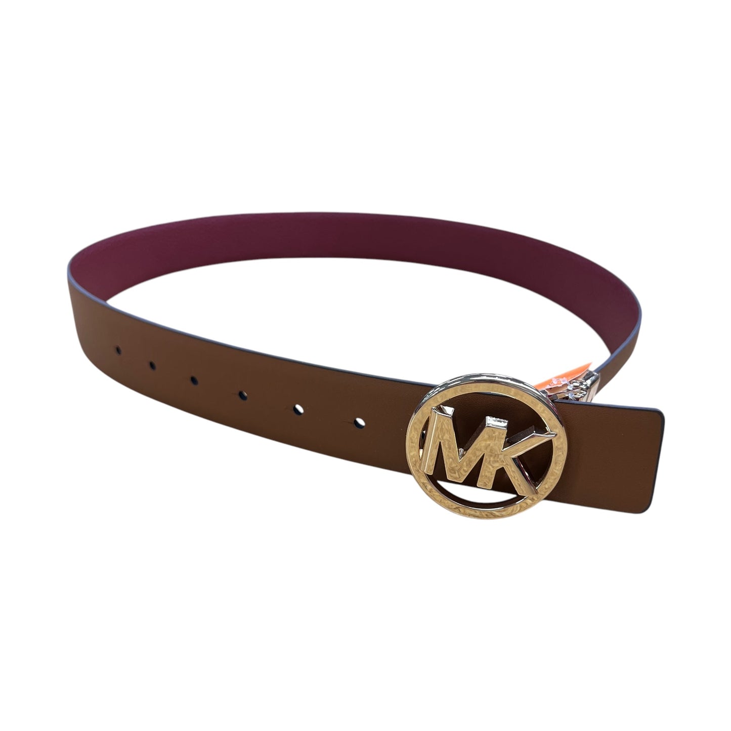 Belt Leather By Michael By Michael Kors In Maroon