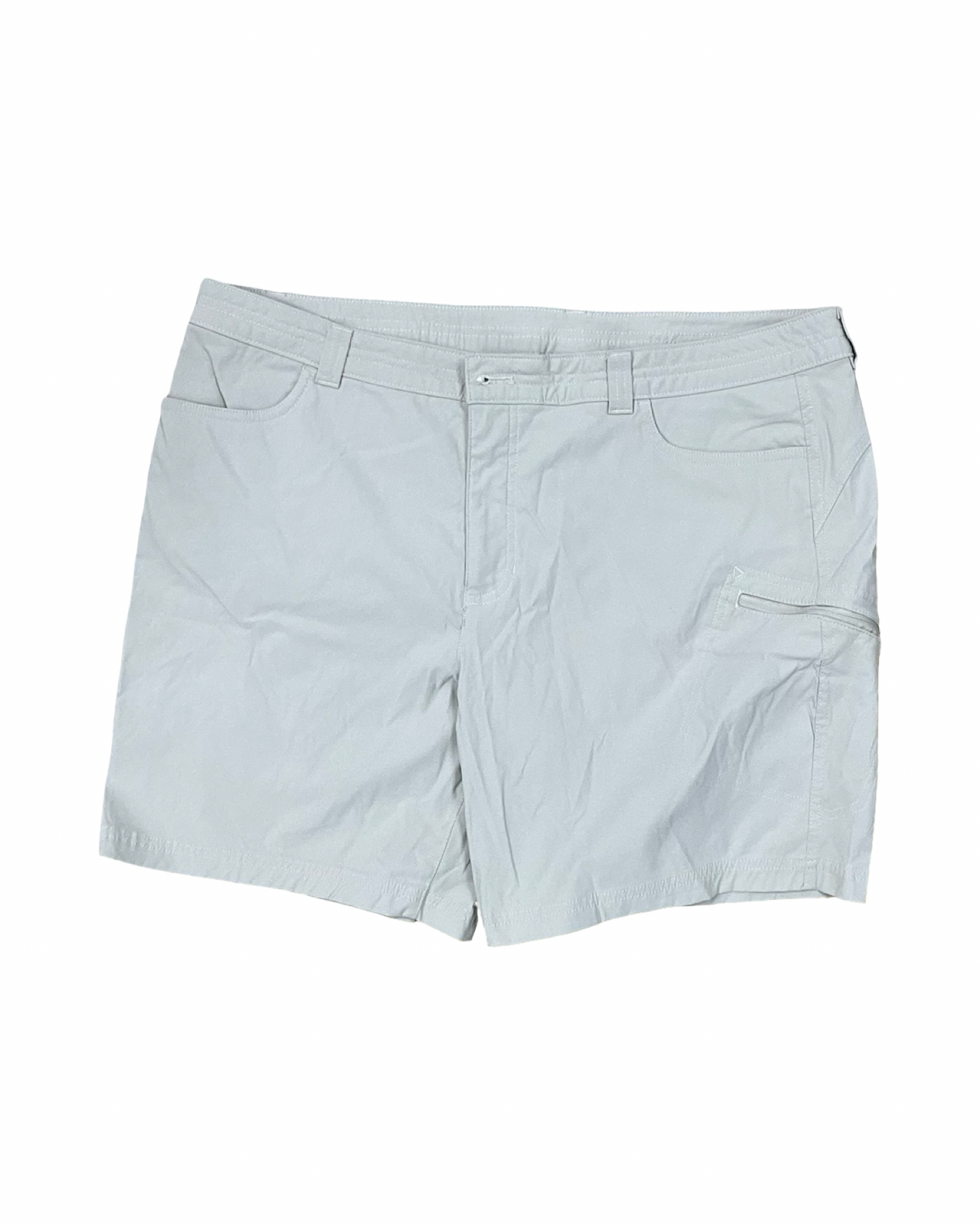 Shorts By Eddie Bauer In Tan, Size:18