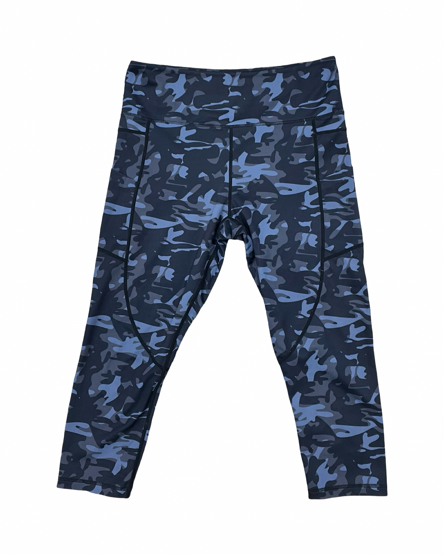 Athletic Leggings Capris By Zyia In Camouflage Print, Size:L