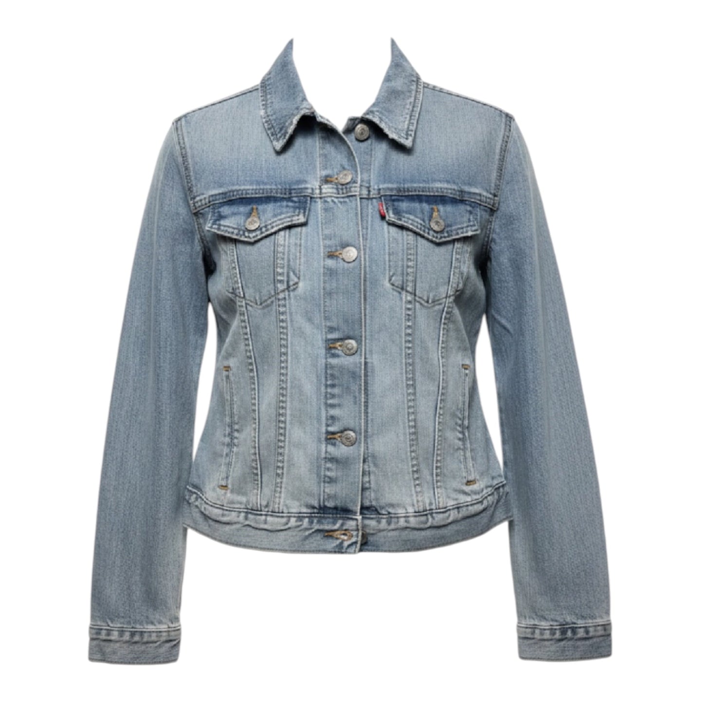 Jacket Denim By Levis In Blue Denim, Size: XL