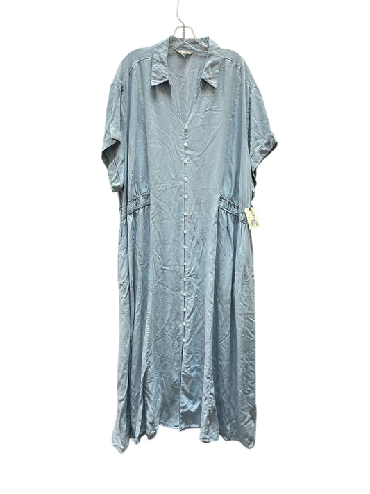 Dress Casual Maxi By Terra & Sky In Blue Denim, Size:3