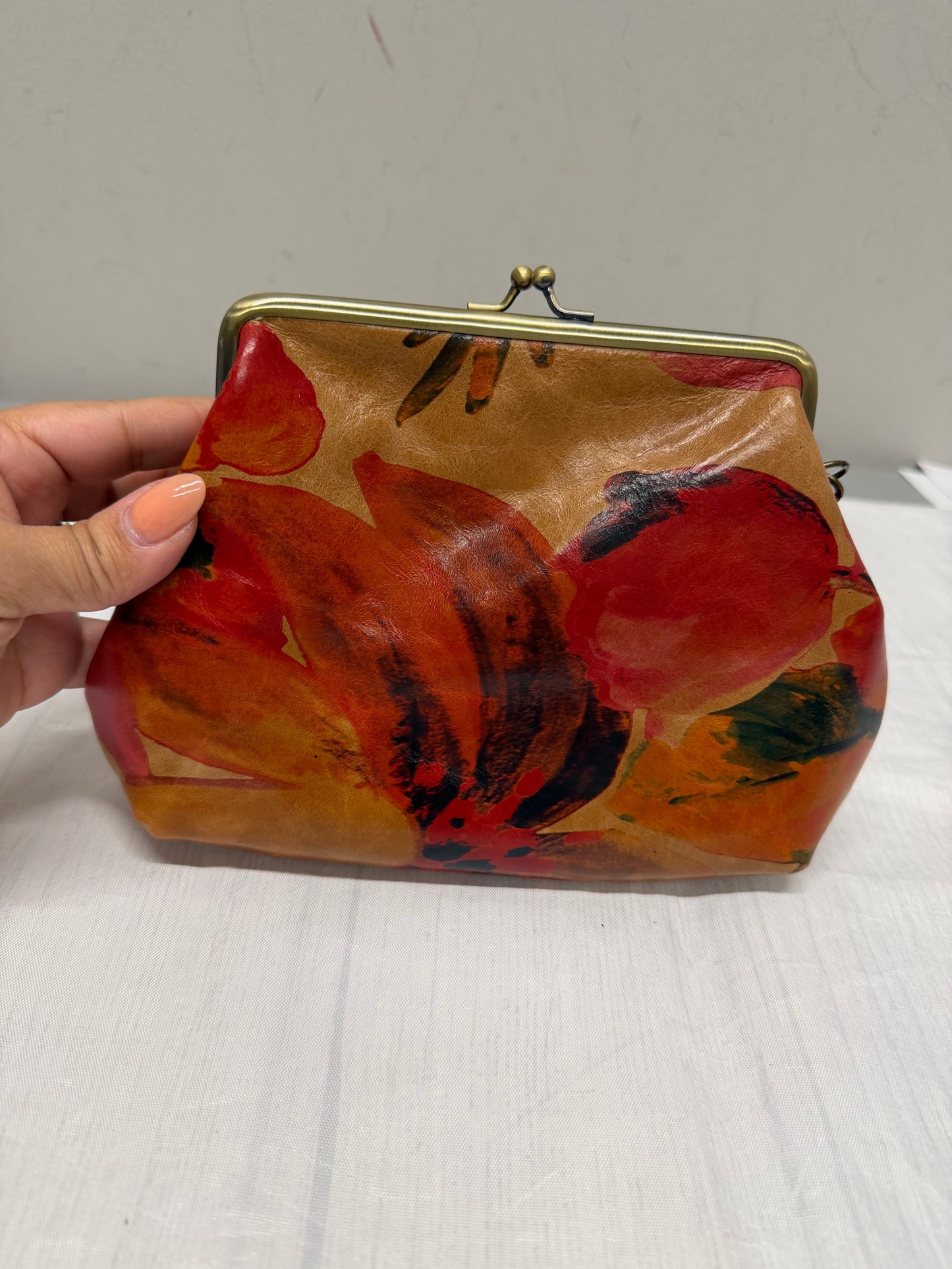 Wristlet Designer By Patricia Nash In Tan, Size:Large