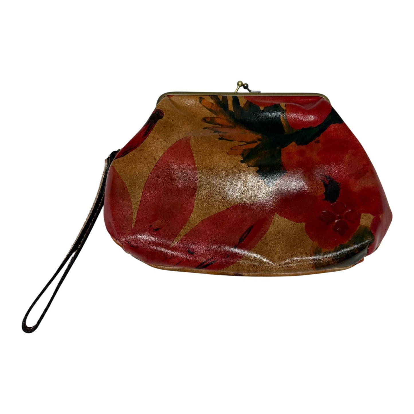 Wristlet Designer By Patricia Nash In Tan, Size:Large