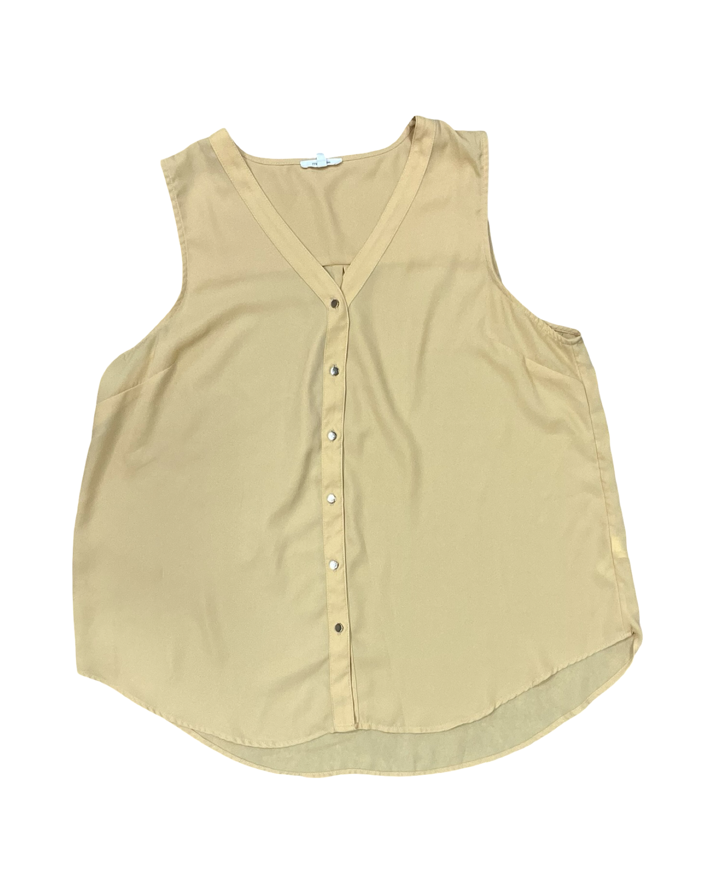 Blouse Sleeveless By Maurices In Orange, Size:1X