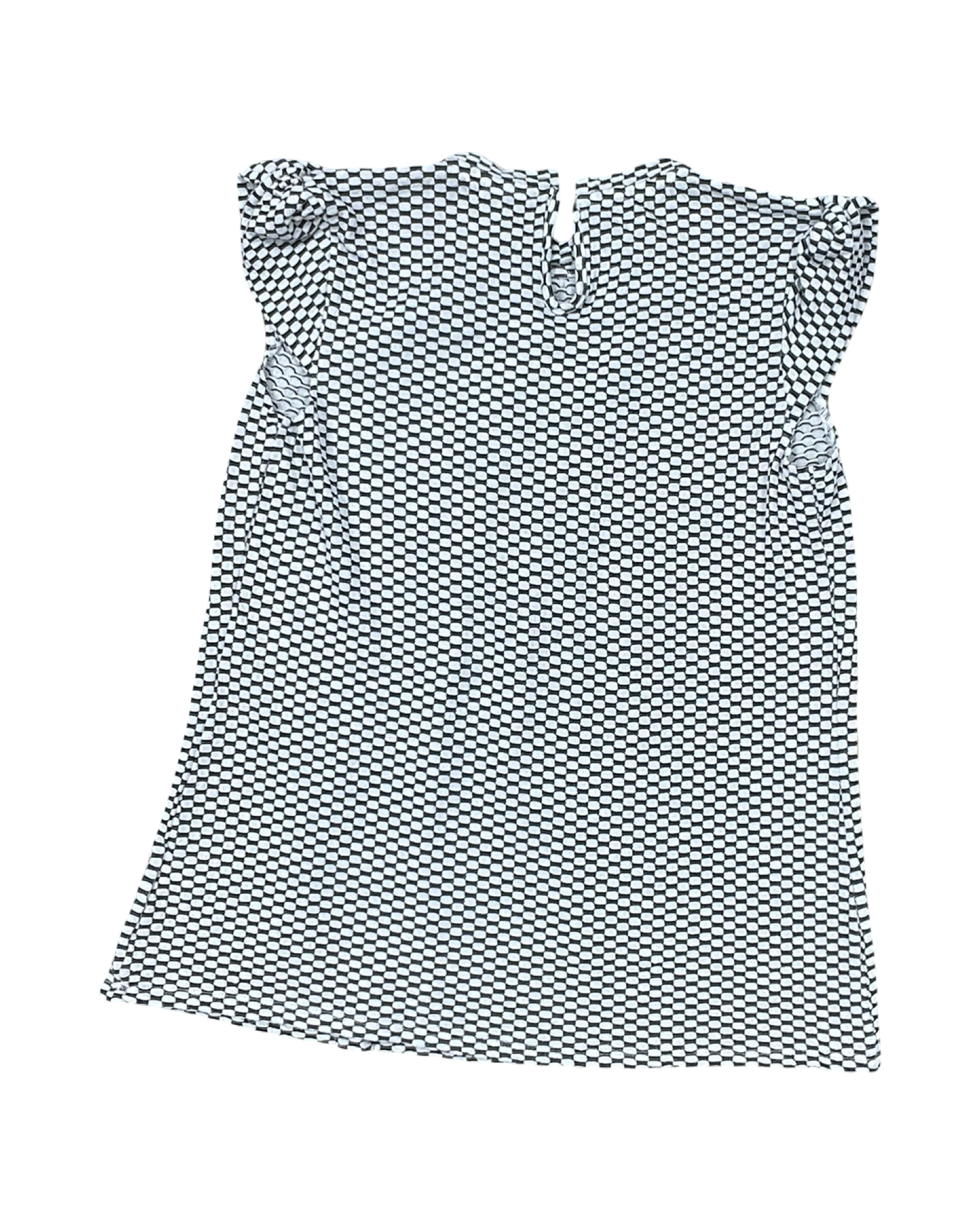 Top Sleeveless By Elle In Black & White, Size:Xs