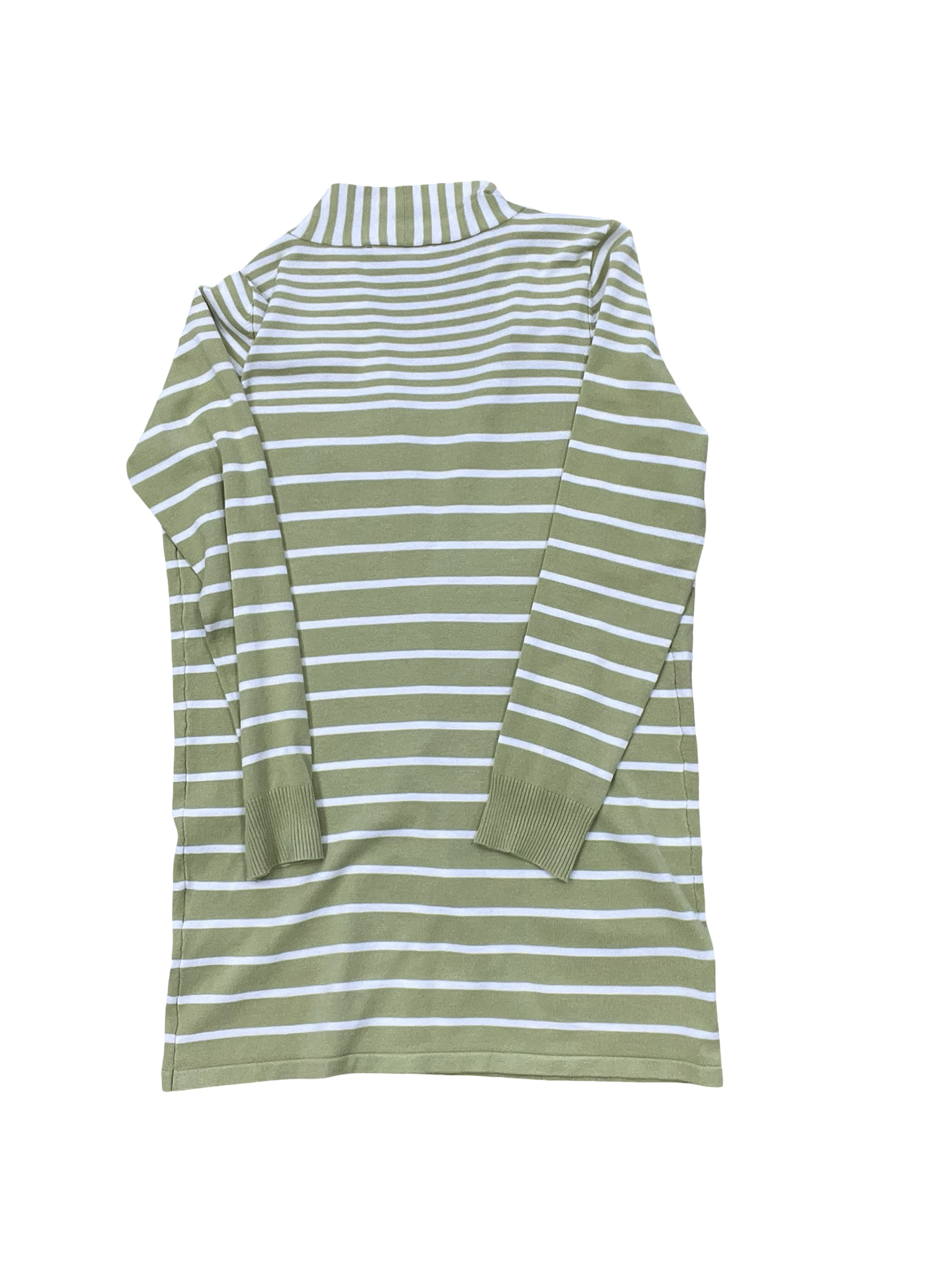 Cardigan By Cyrus In Green & White, Size:S