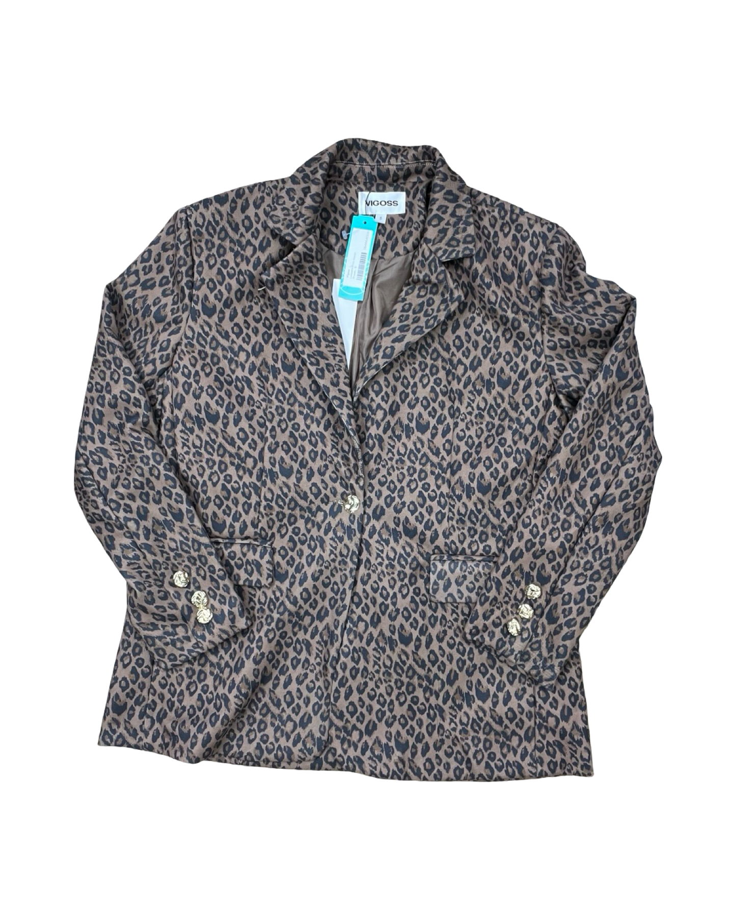 Blazer By Vigoss In Animal Print, Size:S