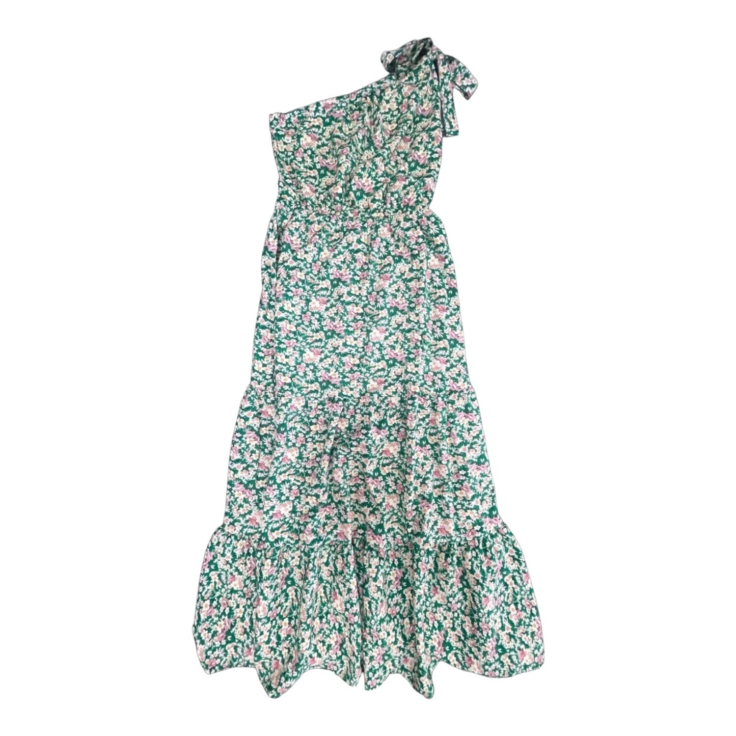 Dress Casual Midi By Prettygarden In Green & Pink, Size: S