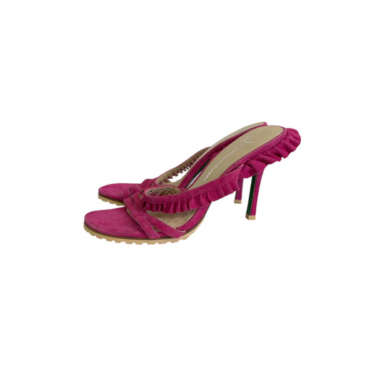 Sandals Heels Stiletto By Donald Pliner In Pink, Size:8