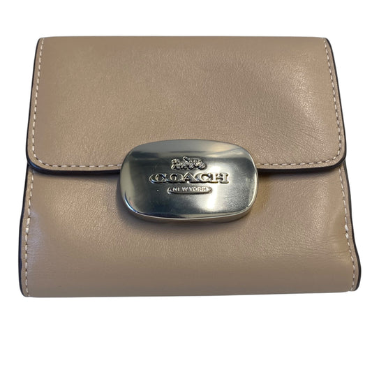 Wallet Designer By Coach In Tan, Size:Small