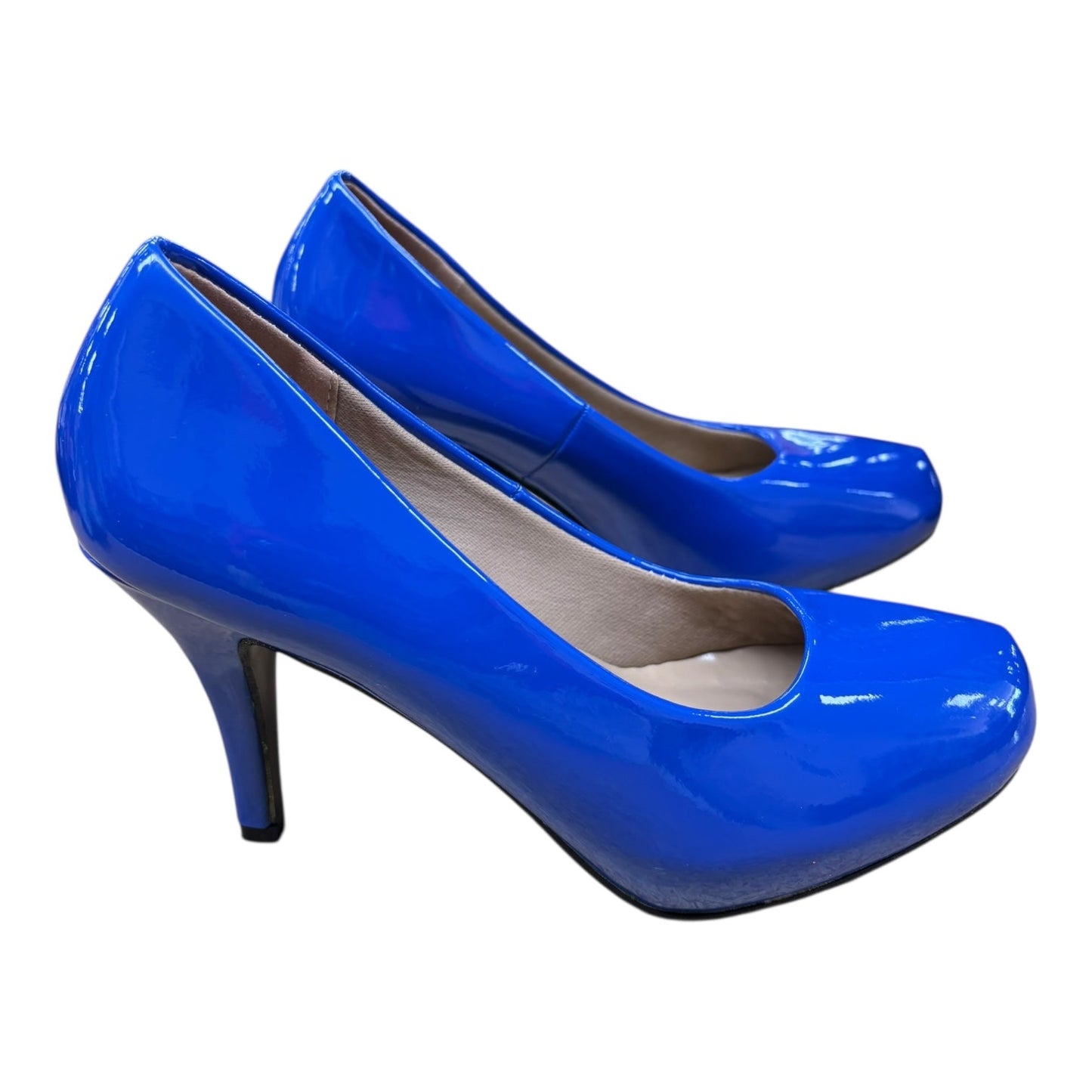 Shoes Heels Stiletto By Cme In Blue, Size:8