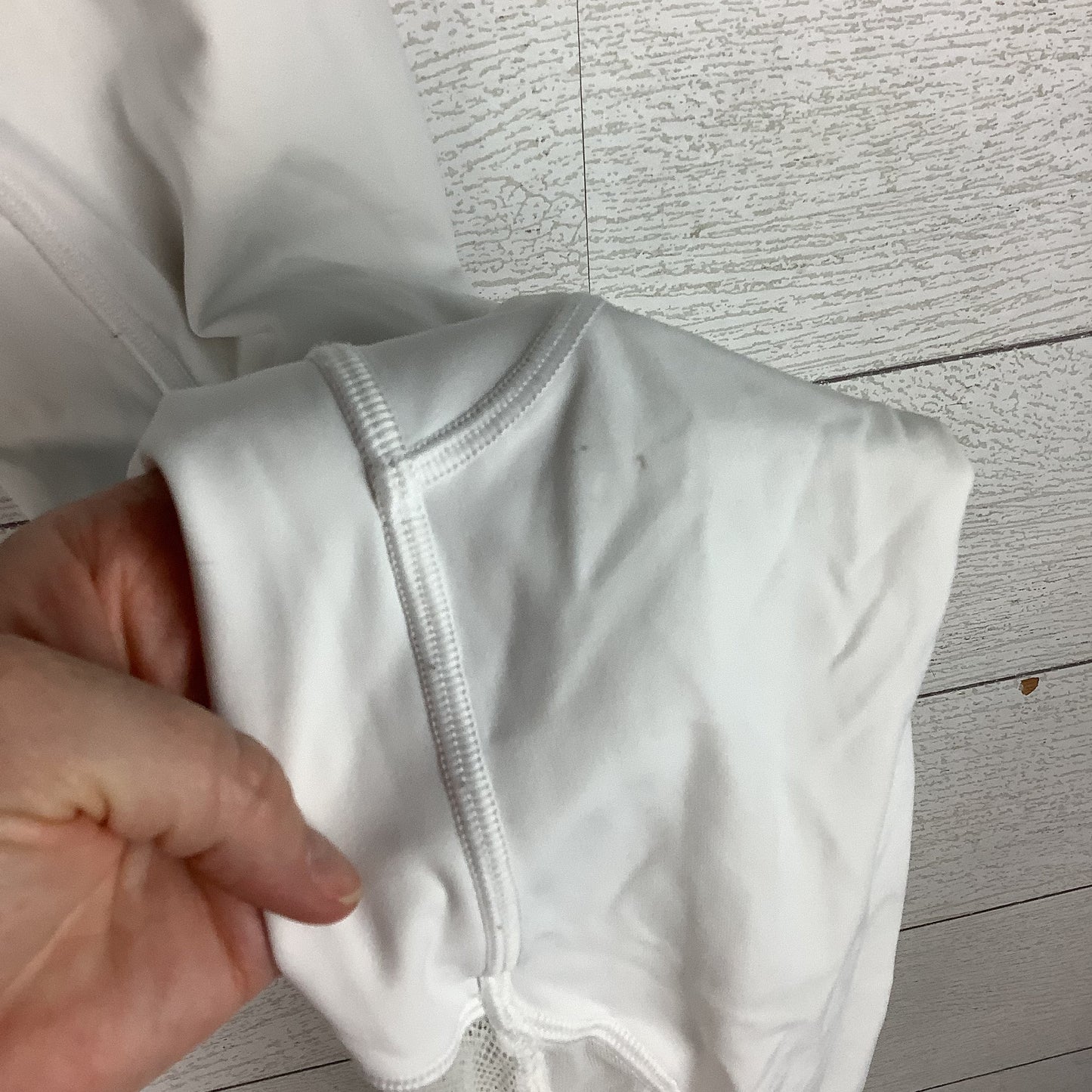 Athletic Leggings By Lululemon In White, Size: 4