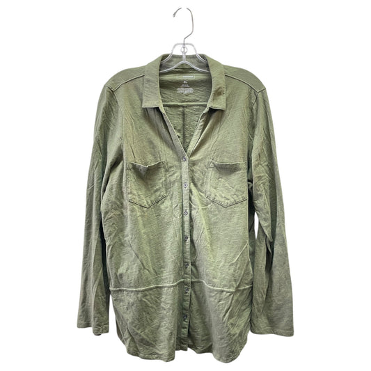Top Ls Basic By Sonoma In Green, Size:Xl