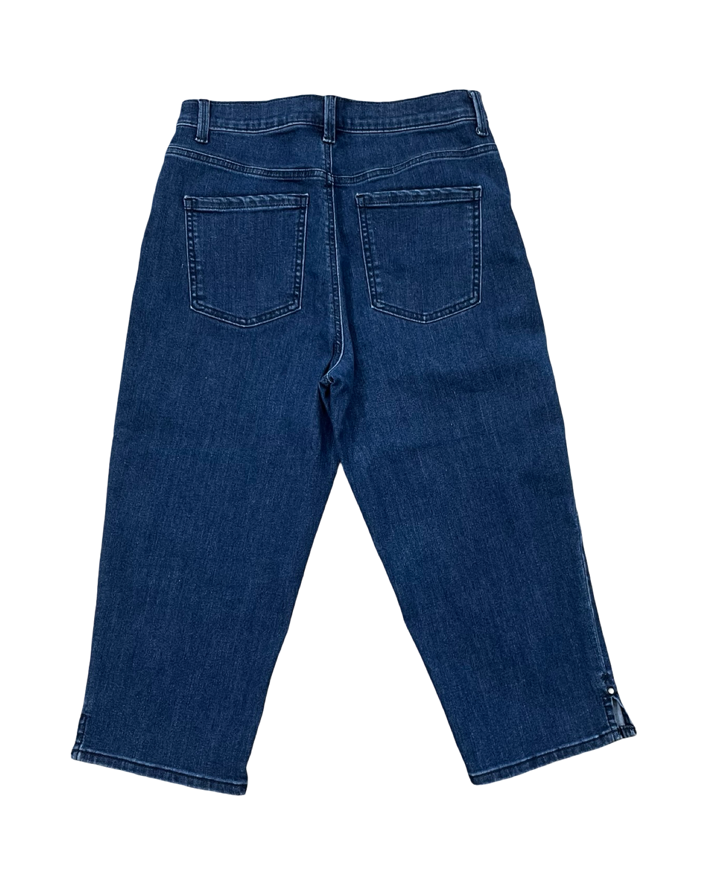 Jeans Cropped By Gloria Vanderbilt In Blue Denim, Size:6P