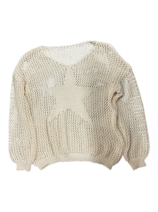 Top Ls By Clothes Mentor In Cream, Size:Xl