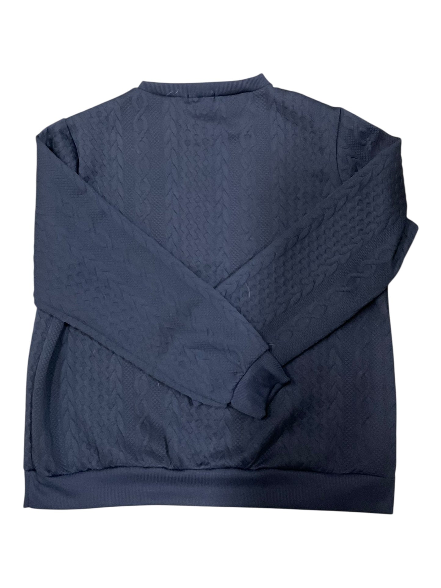 Top Ls By Clothes Mentor In Navy, Size:Xl