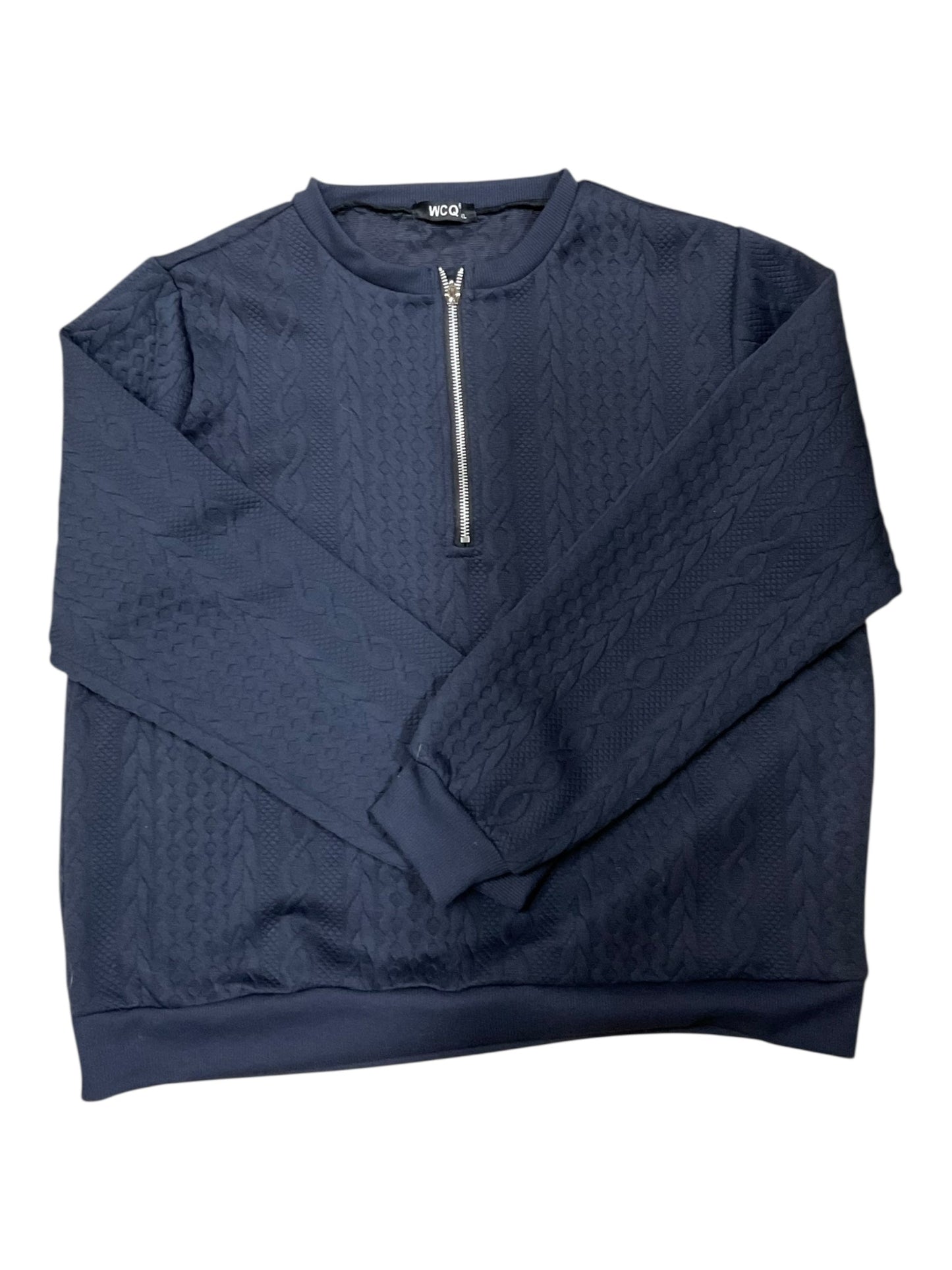 Top Ls By Clothes Mentor In Navy, Size:Xl