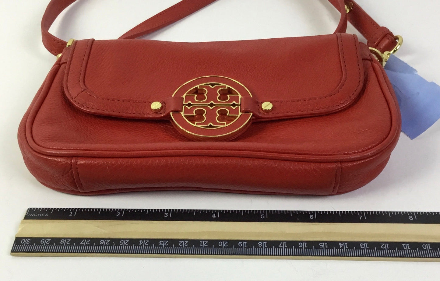 Crossbody Designer By Tory Burch In Red, Size:Small