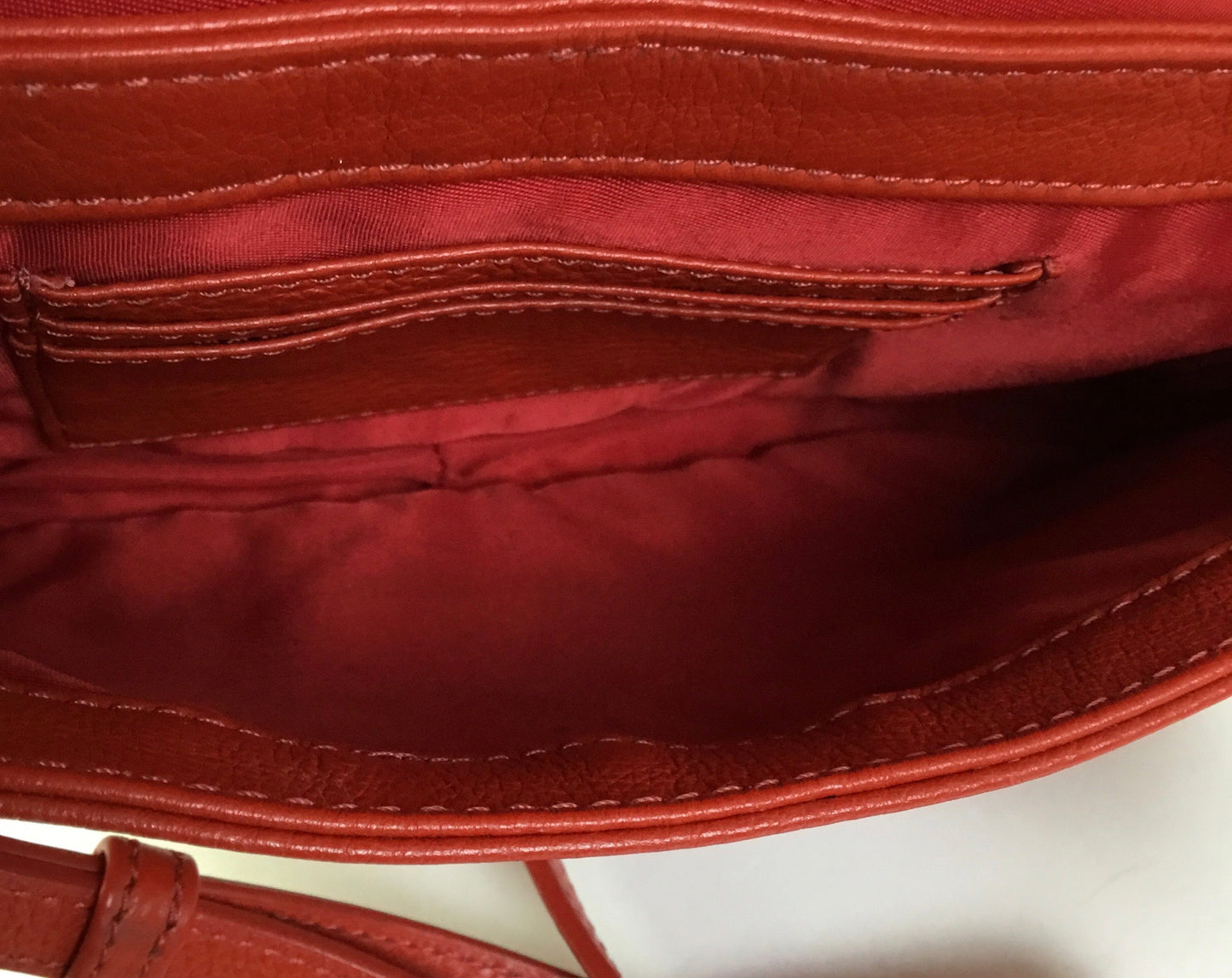 Crossbody Designer By Tory Burch In Red, Size:Small