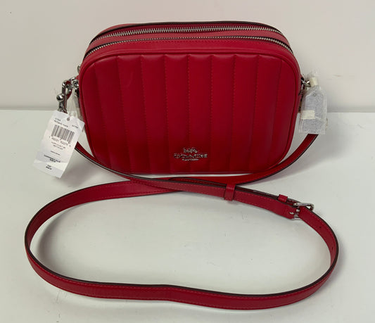 Crossbody Designer By Coach In Red, Size:Medium