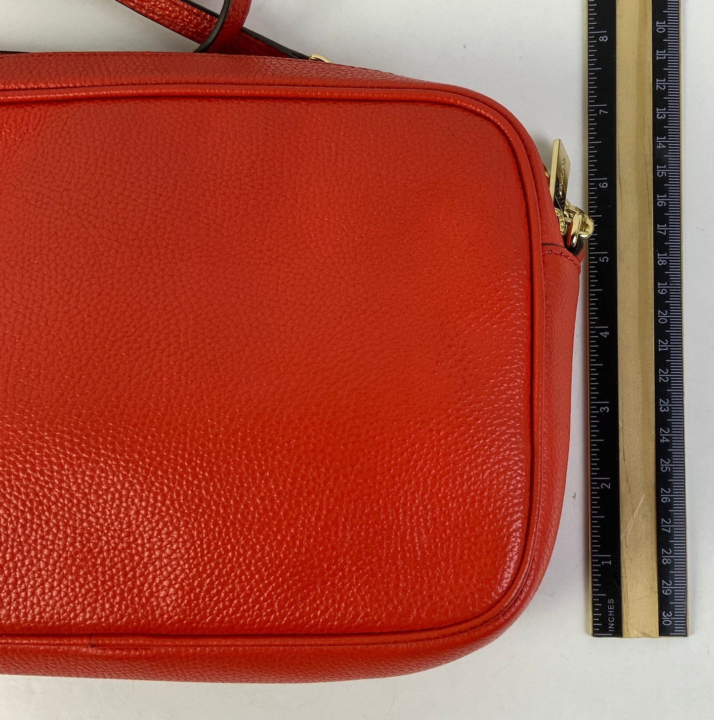 Crossbody Designer By Michael Kors In Orange, Size:Medium