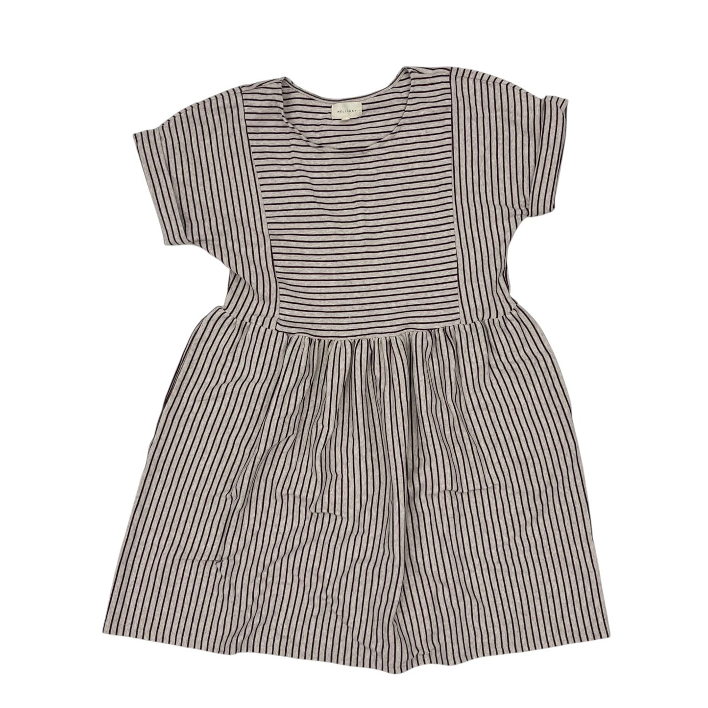 Dress Casual Short By Melloday In Striped Pattern, Size:S