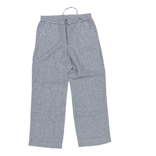 Pants Linen By Talbots In Blue & White, Size:10