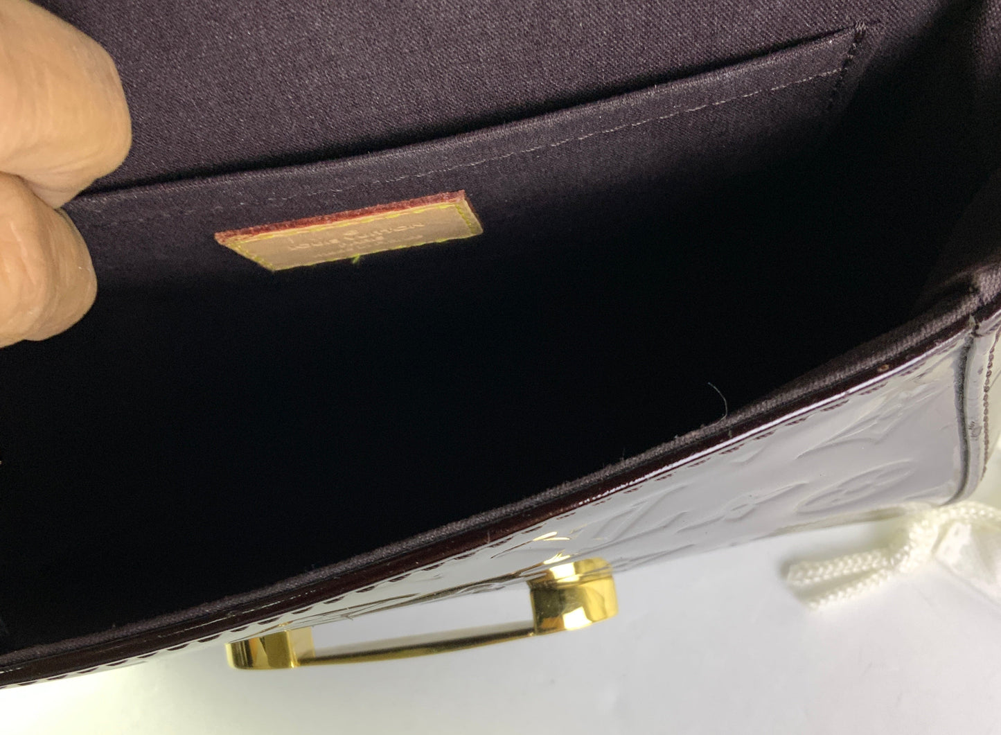 Crossbody Luxury Designer By Louis Vuitton In Maroon, Size:Small