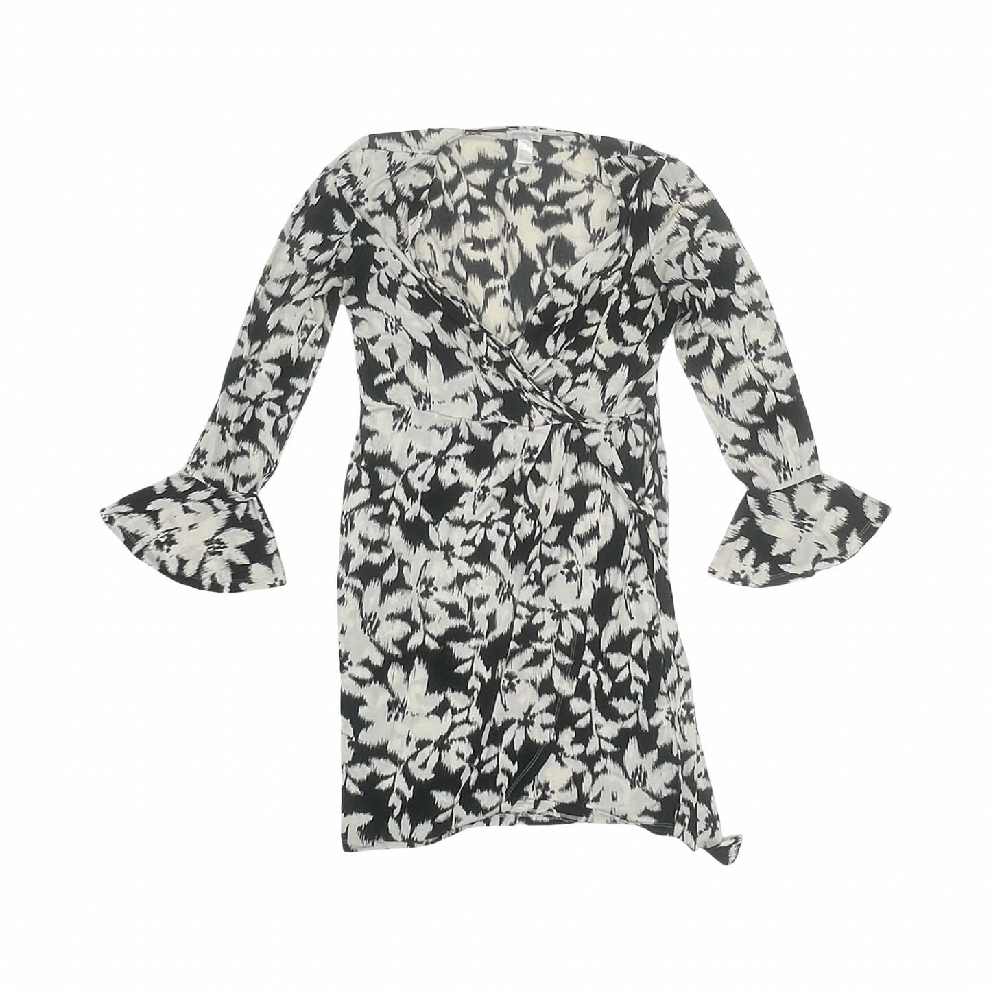 Dress Work By London Times In Black & White, Size:12