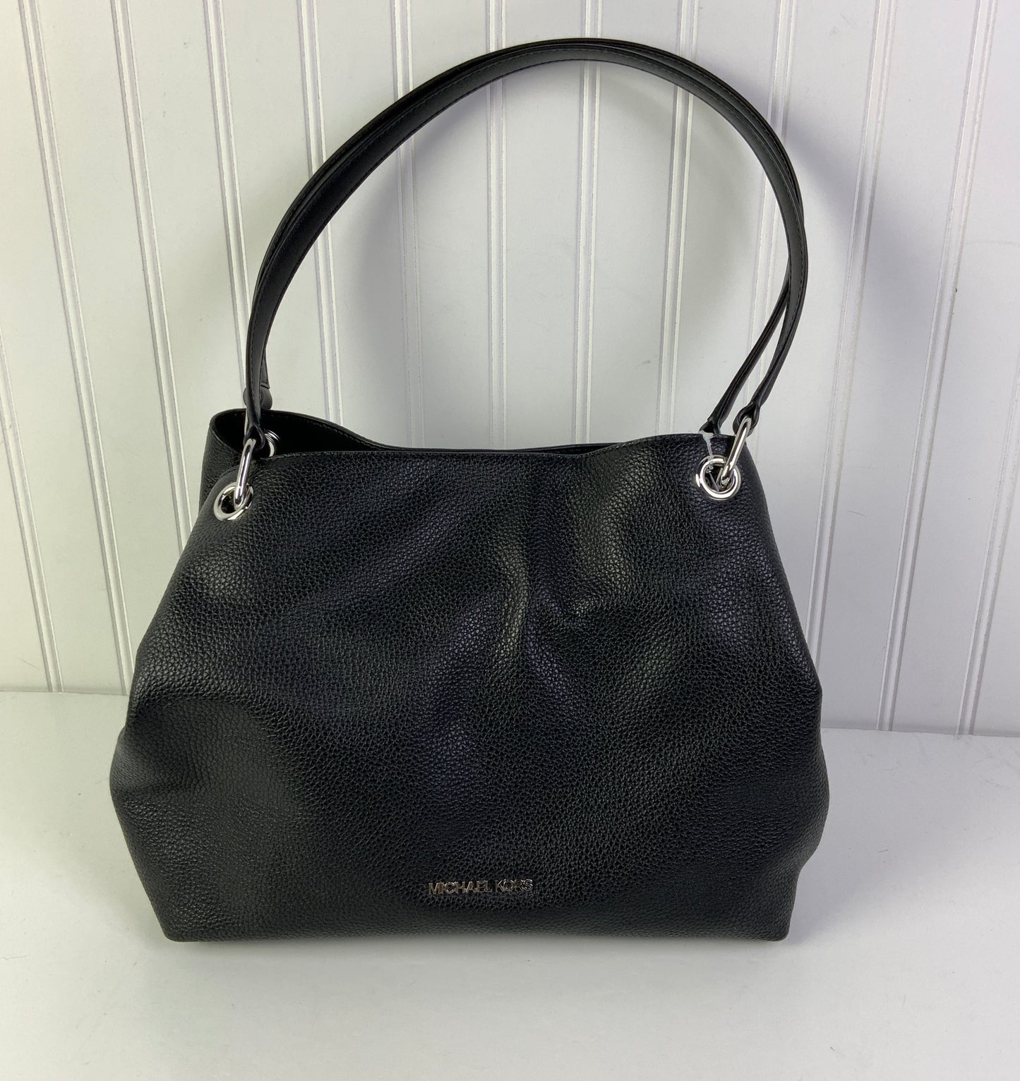 Handbag Designer By Michael Kors In Black, Size:Medium