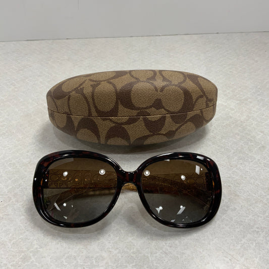 Sunglasses Designer By Coach In Brown