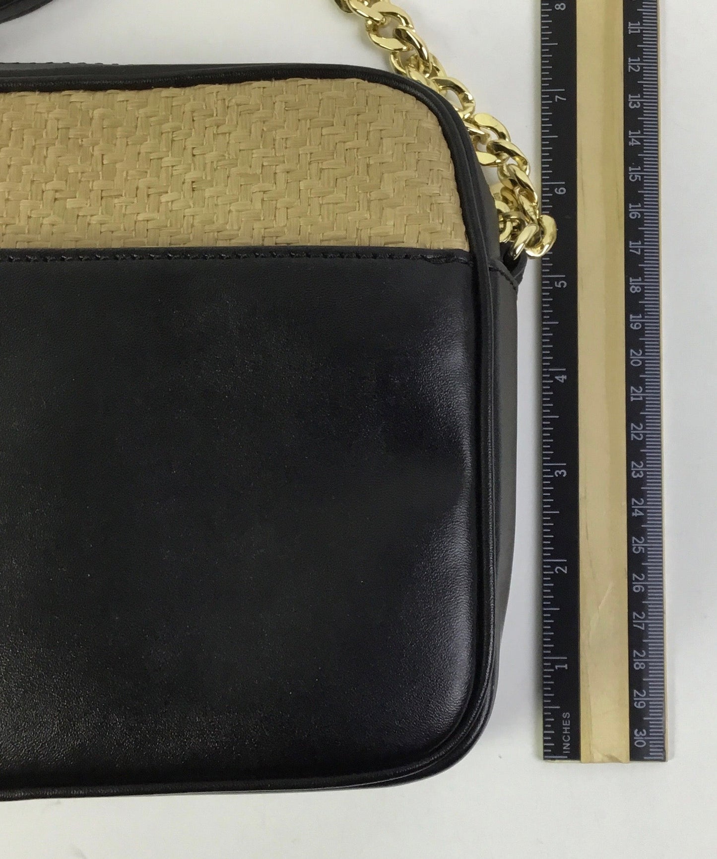 Crossbody Designer By Michael Kors In Black & Brown, Size:Medium