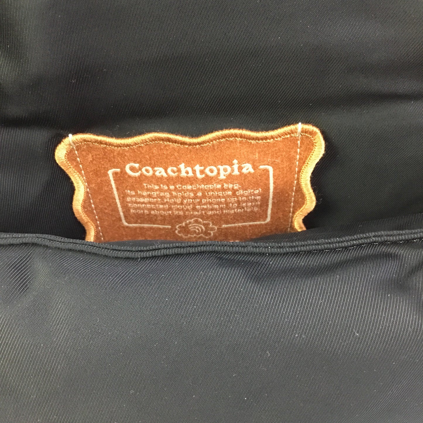 Handbag Designer By Coach In Black, Size:Small