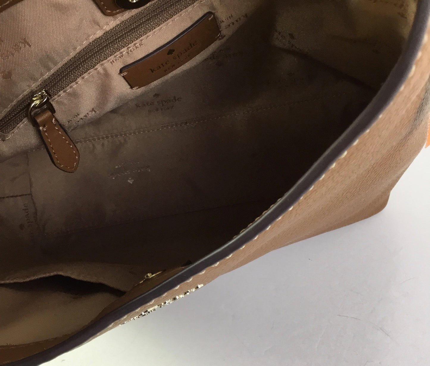 Handbag Designer By Kate Spade In Brown, Size:Small