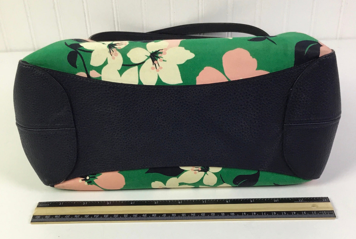 Handbag Designer By Kate Spade In Blue & Green, Size:Medium