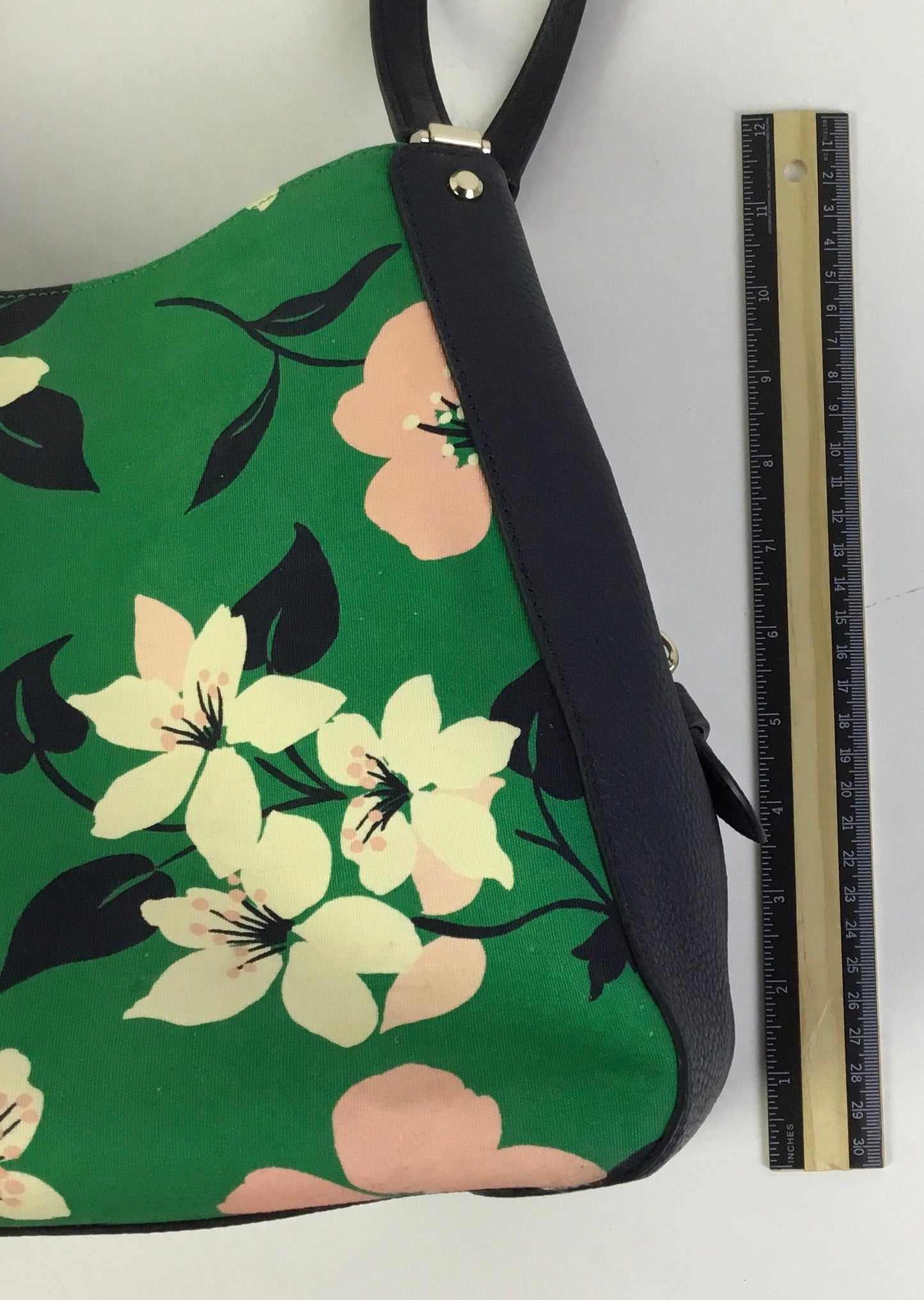 Handbag Designer By Kate Spade In Blue & Green, Size:Medium