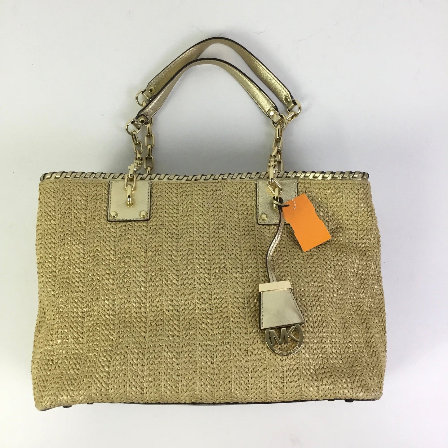 Handbag Designer By Michael Kors In Tan, Size:Medium