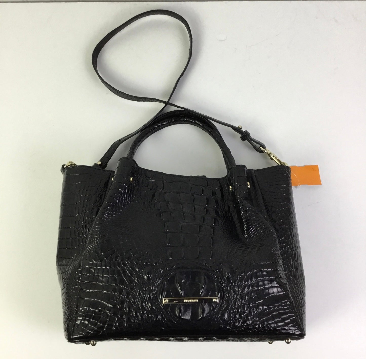 Handbag Designer By Brahmin In Black, Size:Large