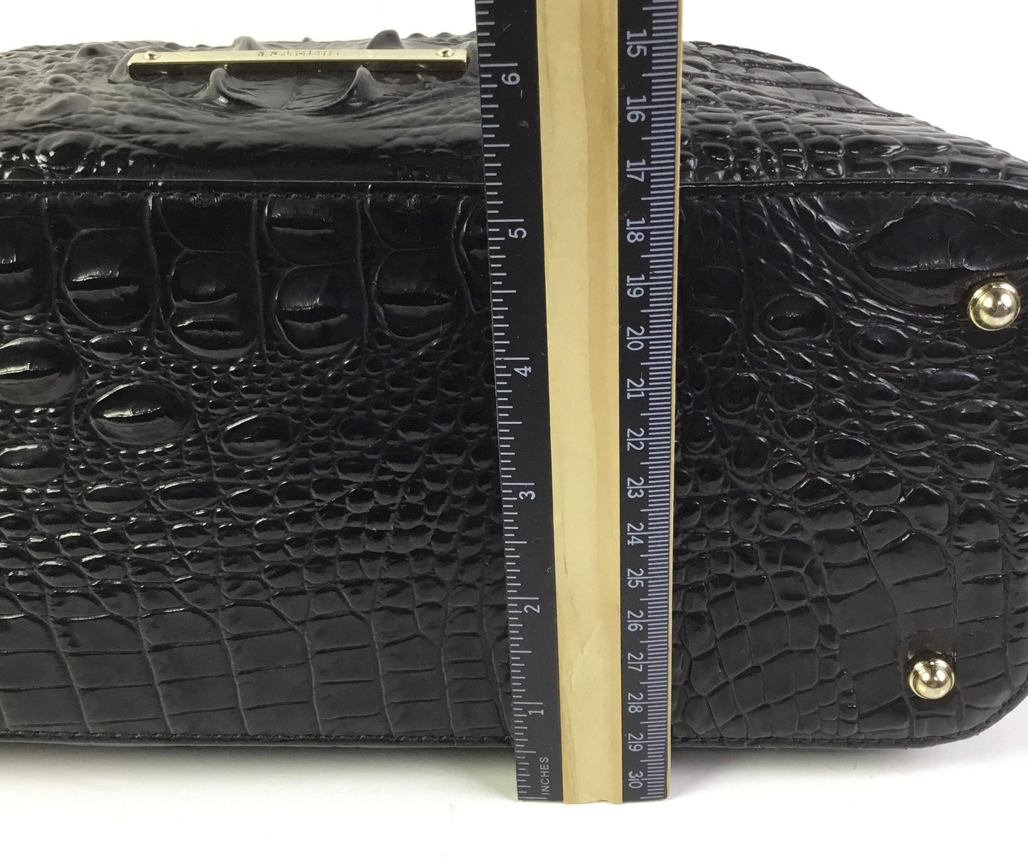 Handbag Designer By Brahmin In Black, Size:Large