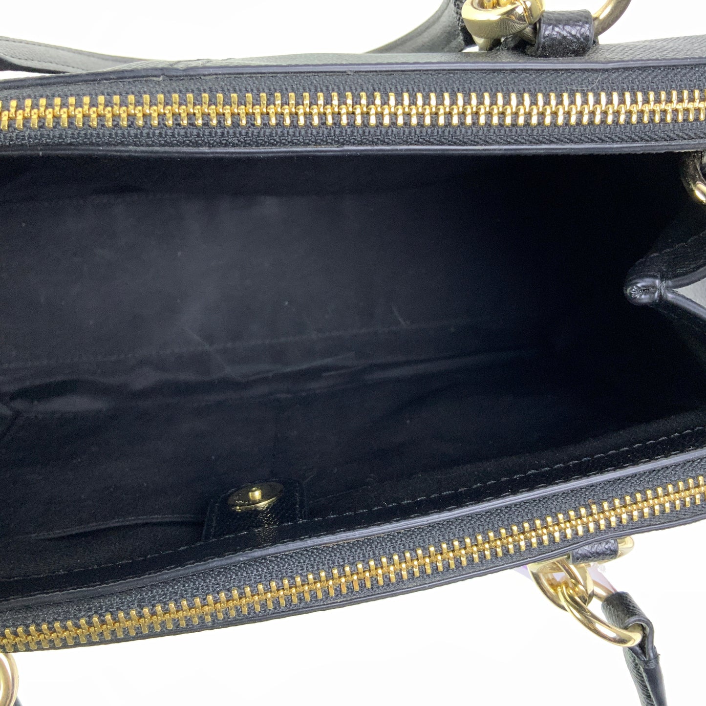 Handbag Designer By Coach In Black, Size:Medium