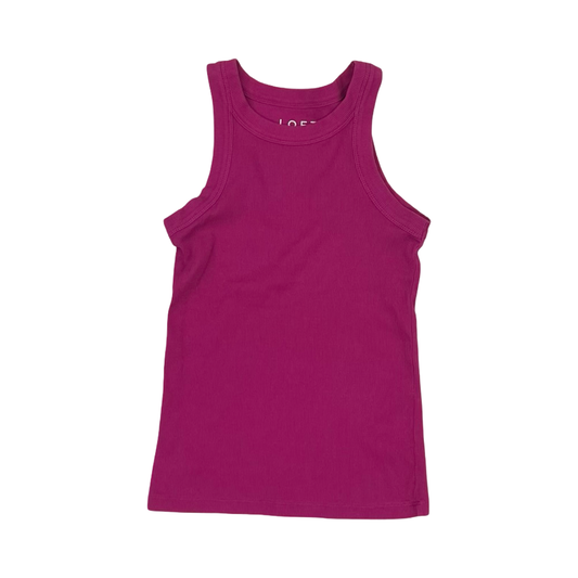 Top Sleeveless By Loft In Pink, Size:Xs